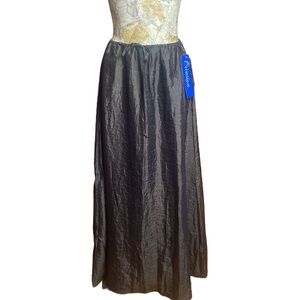 Black Formal Long Maxi Skirt by Chelsea Nights Size 12 NWT Y2K